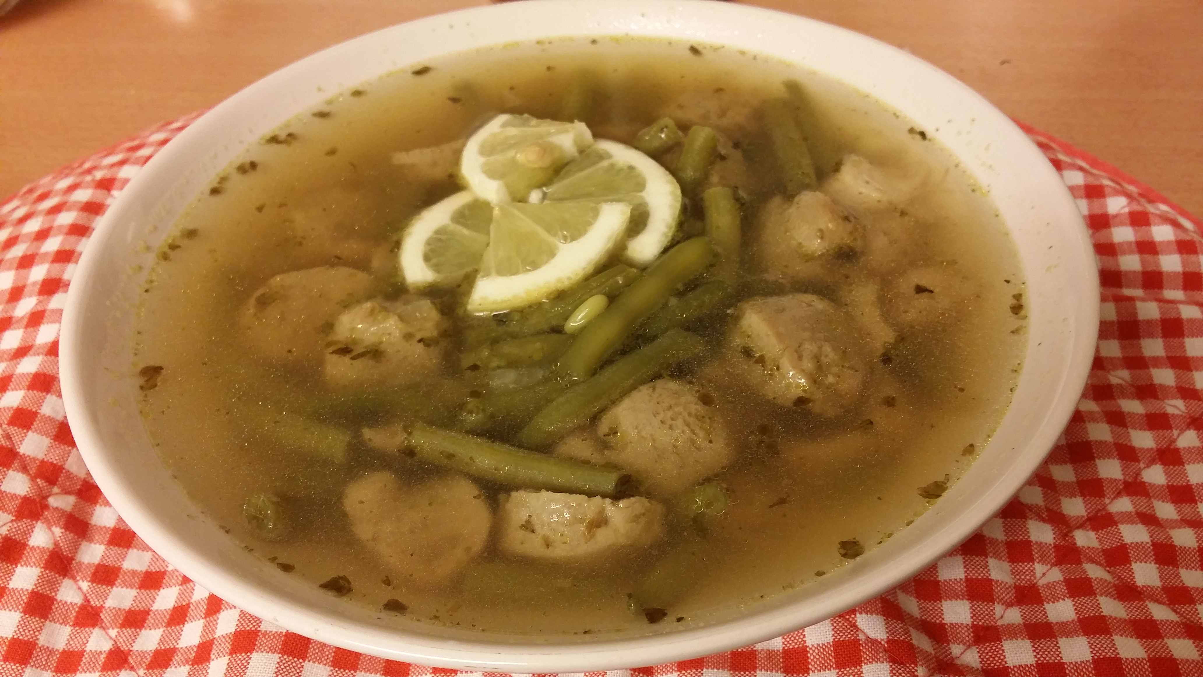 Суп с соевым мясом (1 ДОП)